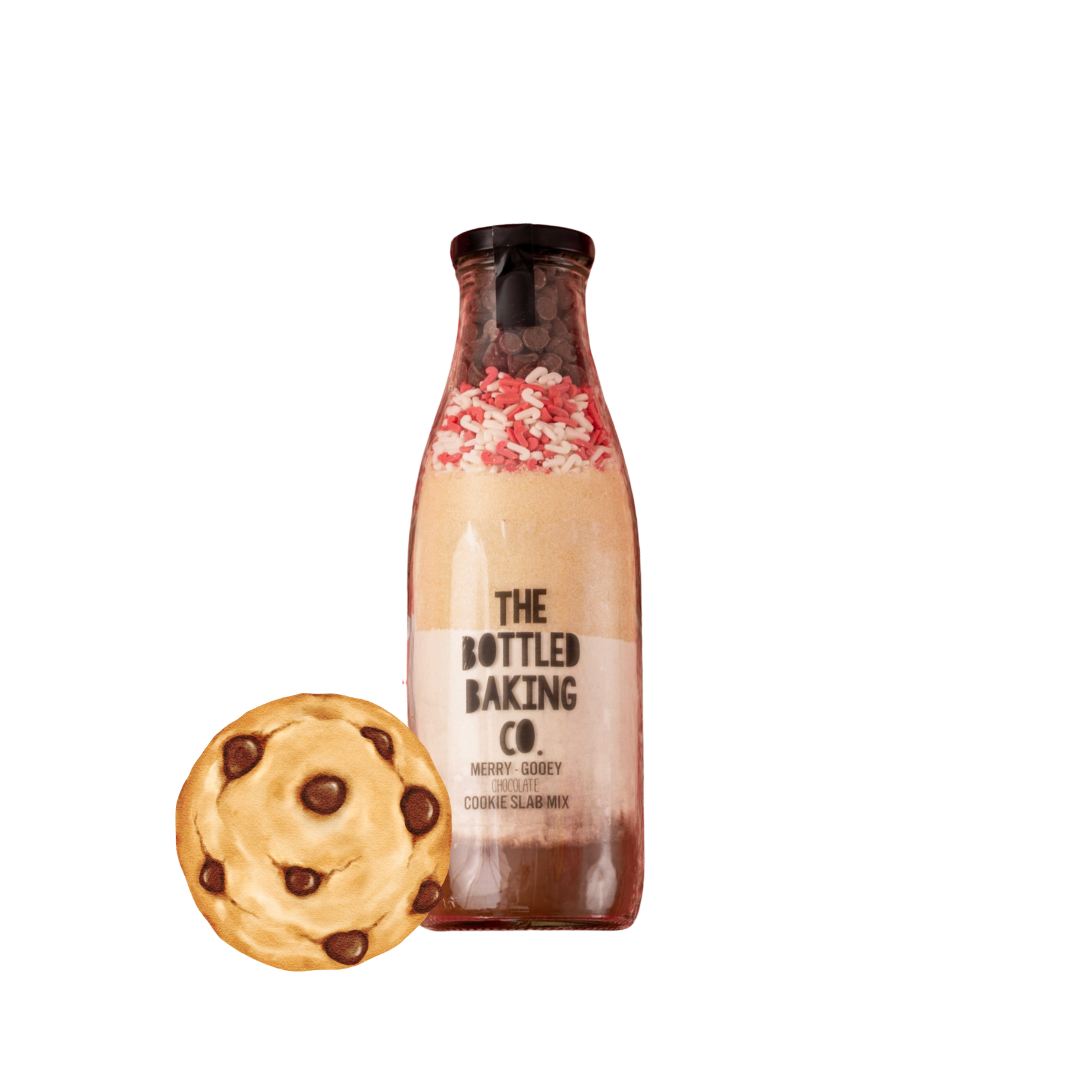 Merry Gooey Chocolate Cookie Slab Mix in A Bottle