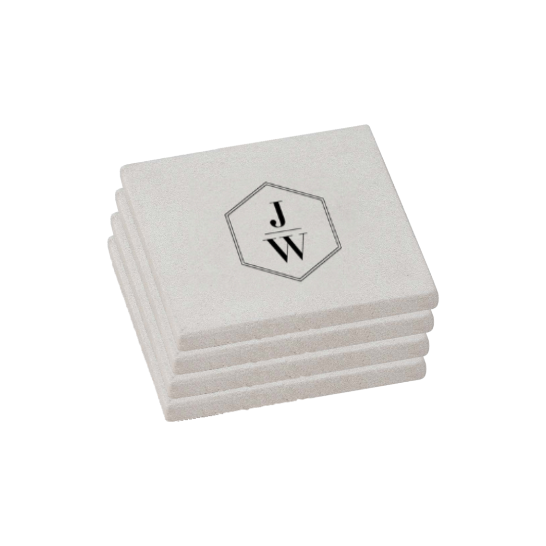 Old Tymes Sandstone Coasters (set of 4)